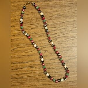 Elegant Multicolor Beaded Necklace